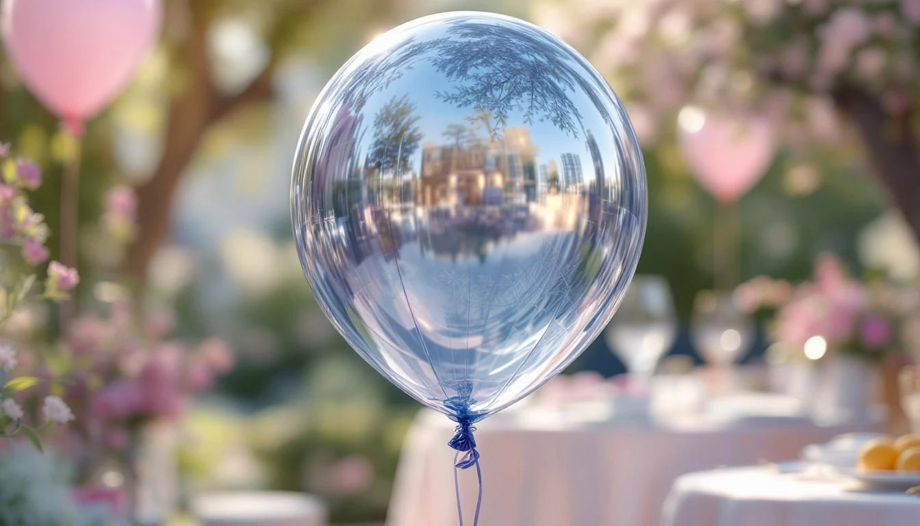 Ballon miroir décoration événementielle