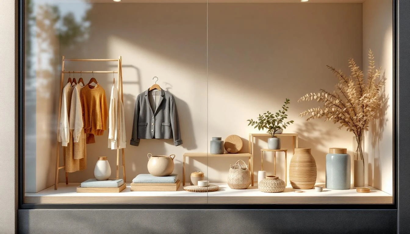 Fond de vitrine personnalisé