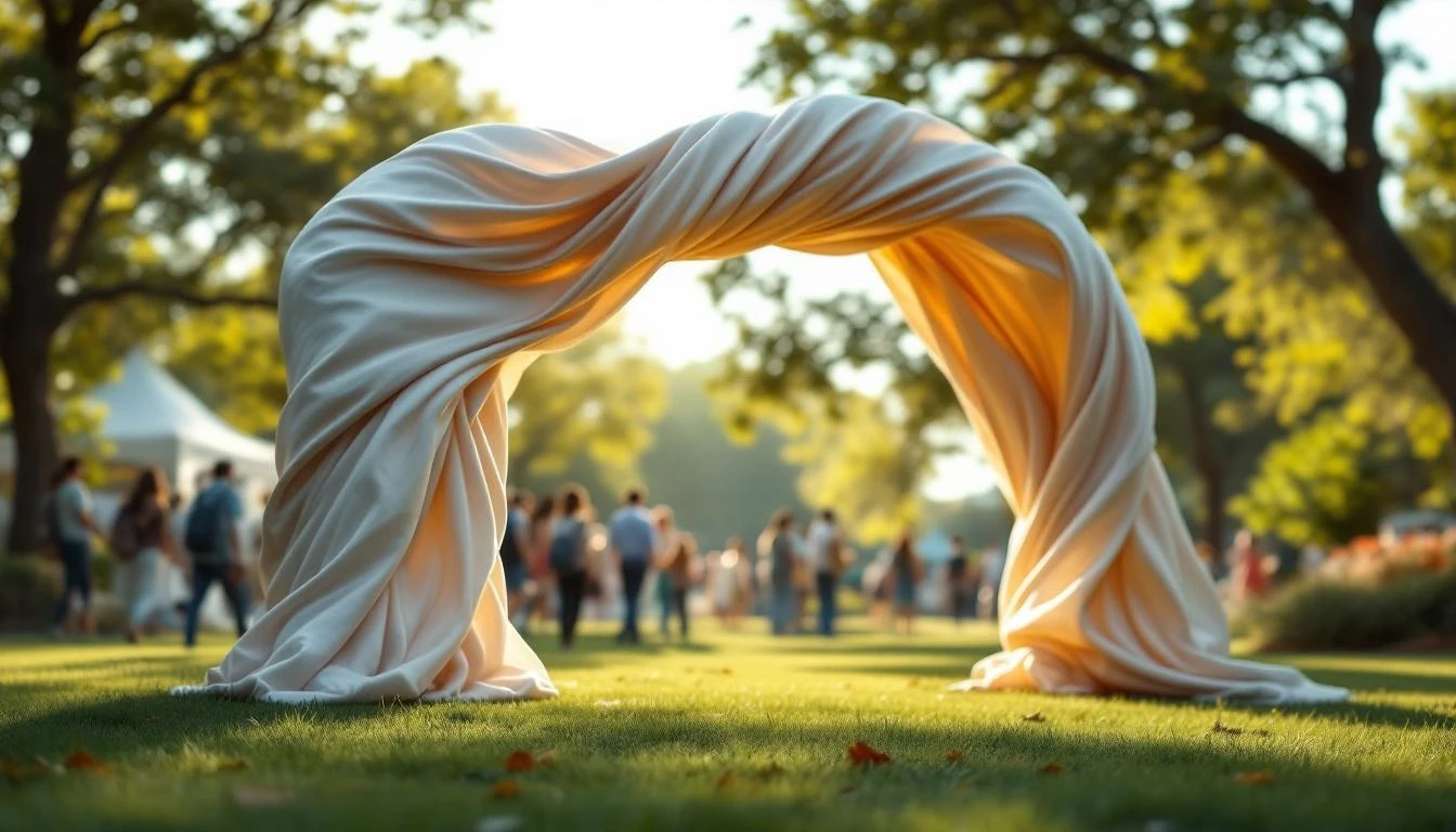 Arche drapeau personnalisée